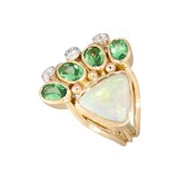 Ringe Soprana Dame in Gelbgold Opale ORME